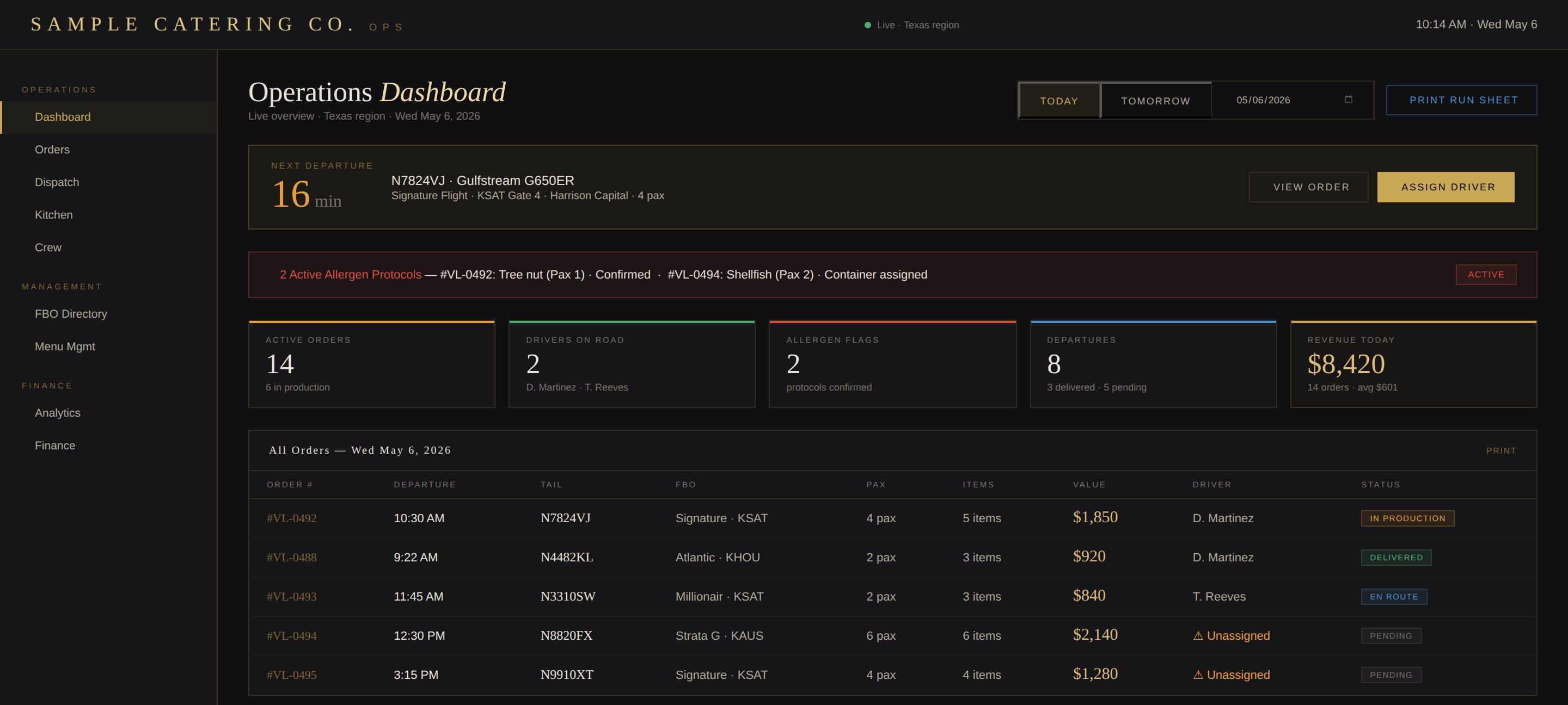 Ops Dashboard